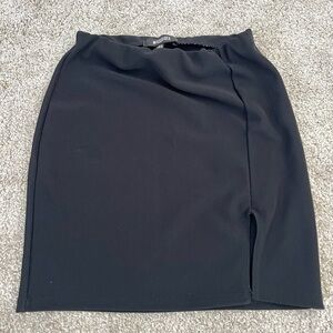 Missguided Stretchy Black Mini Skirt